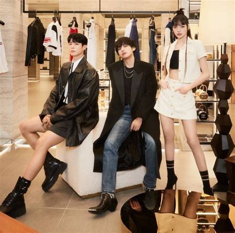 brand ambassador of celine|lisa and taehyung Celine.